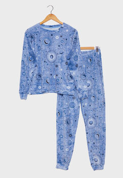 Pijama Mujer Celeste Plush Family Shop